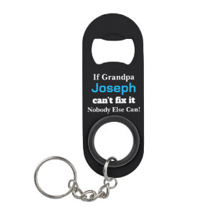Funny If Grandpa Can't Fix It Personalised Name