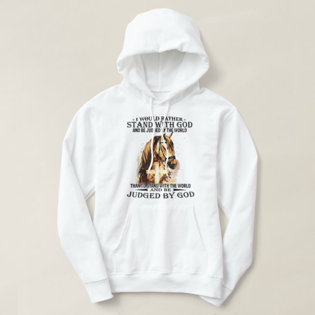 Funny If My Horse Had Your Face I'd Shoot It Appar Hoodie (Design Front)
