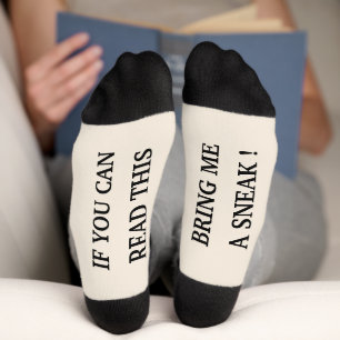 Funny If You Can Read This Personalised Gift Socks