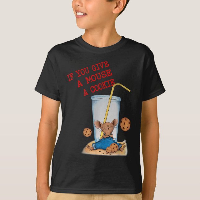 Funny If You Give Mouse A Cookie Costume Birthday  T-Shirt (Front)
