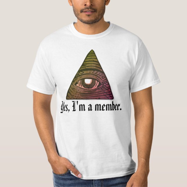 Funny Illuminati Value Shirt (Front)