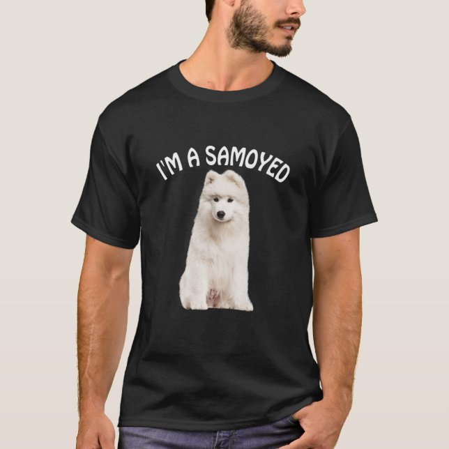 Funny I'm A Samoyed Halloween Costume Dog Lover T-Shirt (Front)