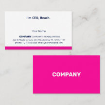 Funny "I'm CEO, Beach" Parody Custom