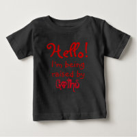 Funny I'm I'm being raise by Goths