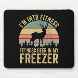 Funny I'm Into Fitness Fitness Deer In My Freezer Mouse Pad