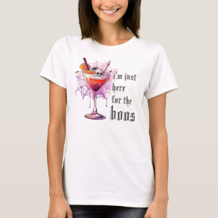 Funny I'm Just Here for the Boos Halloween Costume T-Shirt
