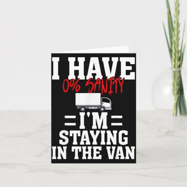 Funny I'm Staying In Tha Van Phasmophobia Gamer Me Card (Front)