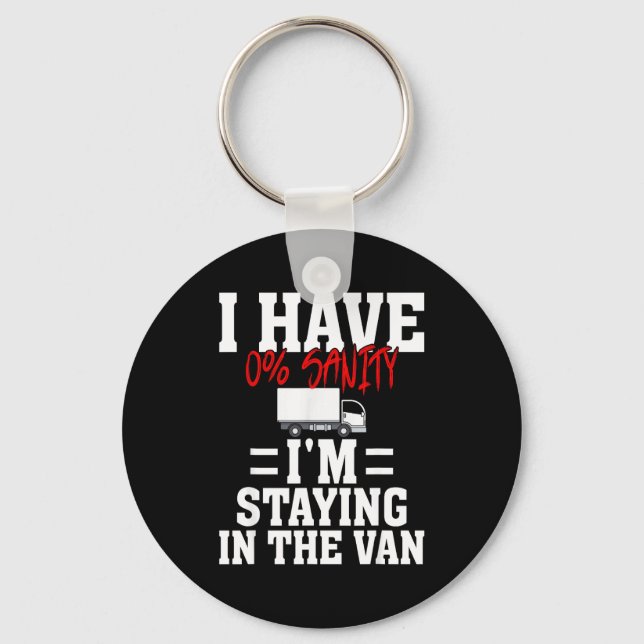 Funny I'm Staying In Tha Van Phasmophobia Gamer Me Key Ring (Front)