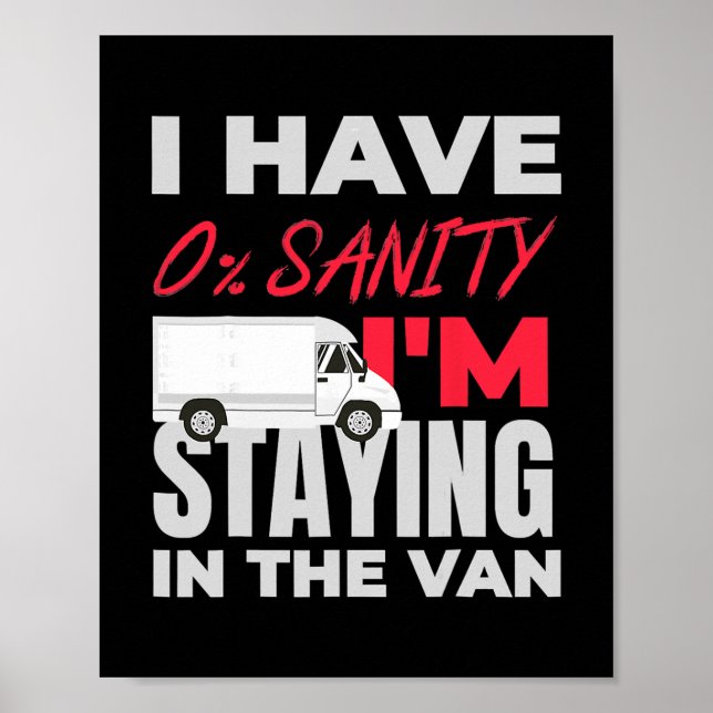 Funny I'm Staying In Tha Van Phasmophobia  Poster (Front)
