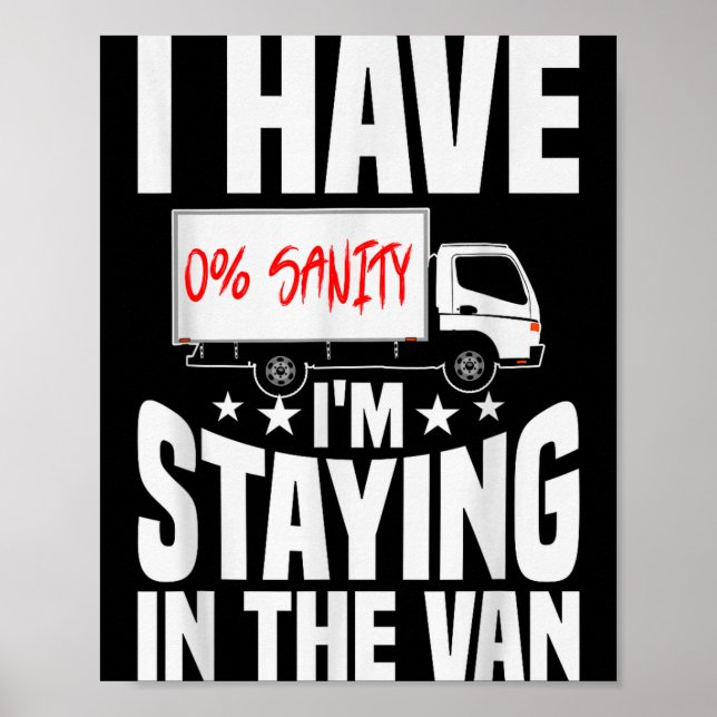 Funny Im Staying In Tha Van Phasmophobia Womens Me Poster (Front)