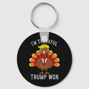 Funny I'm Thankful Trump Won Took America Back Tha Key Ring
