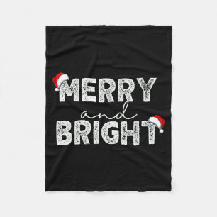 Funny I'm Trying To Feel Merry And Bright Couples  Fleece Blanket