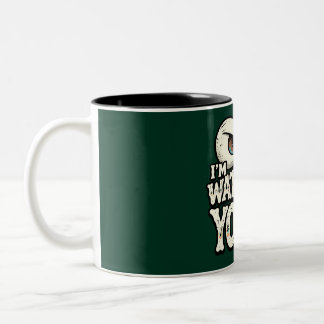 Funny "I'M WATCHING YOU" Retro Eyes Coffee Mug - O