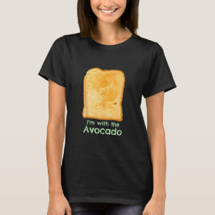 Funny I'm With The Avocado Toast Halloween Costume T-Shirt