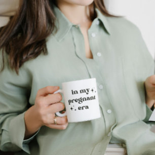 Funny in my pregnant era pregnancy gift Two-Tone coffee mug