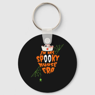 Funny In My Spooky Nurse Era Halloween Fall Season Key Ring