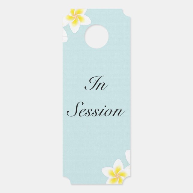 Funny In Session Therapist Door Hanger (Front)