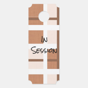 Funny In Session Therapist Door Hanger