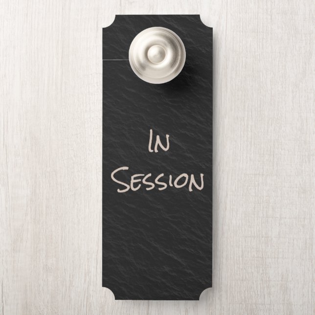 Funny In Session Therapist Door Hanger (On Knob)