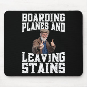 Funny Inappropriate Vacation Design Emrring Airpor Mouse Pad
