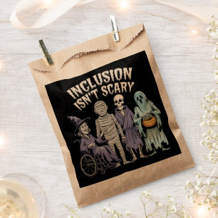 Funny Inclusion Isn't Scary Teacher Halloween 2024 Favour Bag