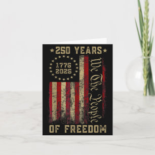 Funny Independence Day 4th of July 1776-2026 250th Card