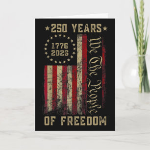 Funny Independence Day 4th Of July 1776-2026 250th Card
