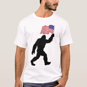 FUNNY Independence Day BIGFOOT 4th of July T-Shirt