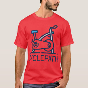 Funny Indoor Cycling Spinning Class Cyclepath  T-Shirt