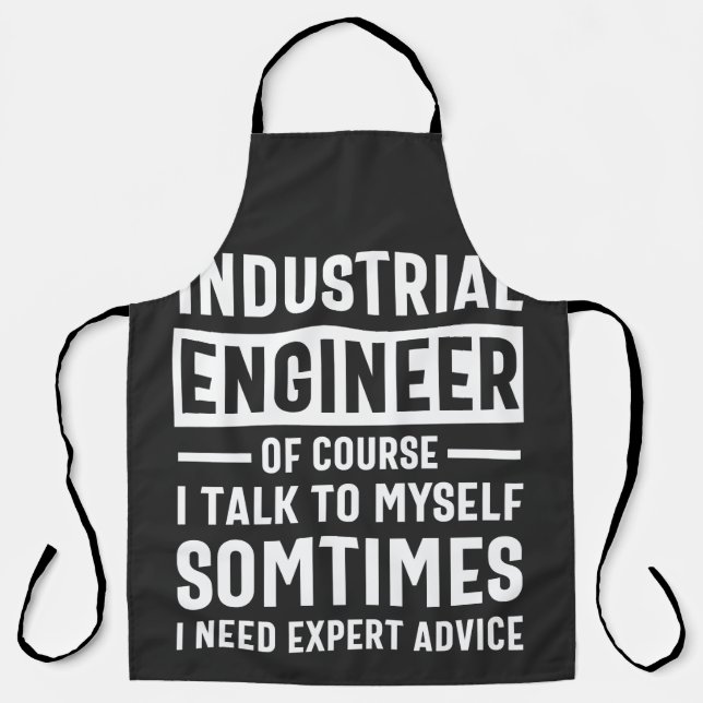 Funny Industrial  Engineer Gift Apron (Front)