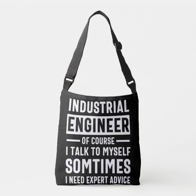Funny Industrial  Engineer Gift Crossbody Bag (Front)
