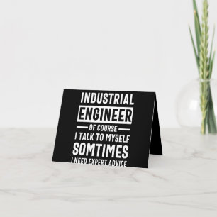 Funny Industrial Engineer Gift Note Card