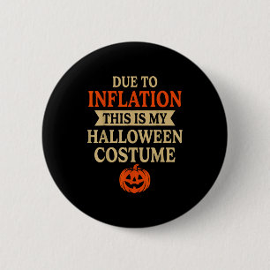 Funny Inflation Halloween Costume Couple Matching  6 Cm Round Badge