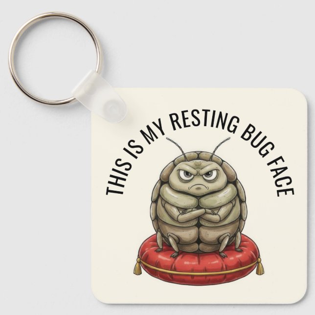 Funny Insect Bug Key Ring (Front)