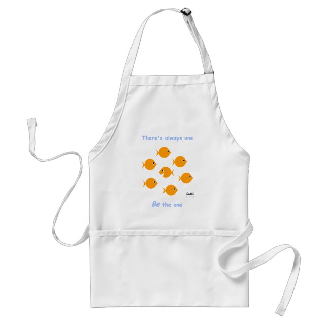 Funny Inspirational Apron For Cook Or Artist (Front)