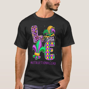Funny Instructional Lead Mardi Gras Family Matchin T-Shirt