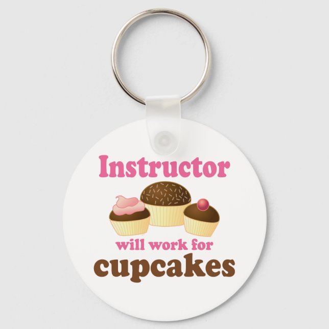 Funny Instructor Key Ring (Front)
