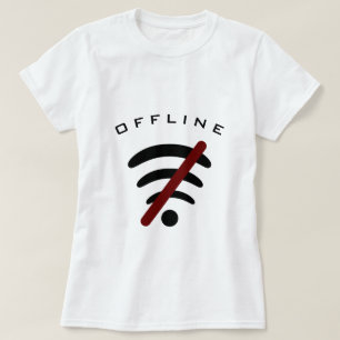 Funny Internet T-Shirt Offline - Custom Text