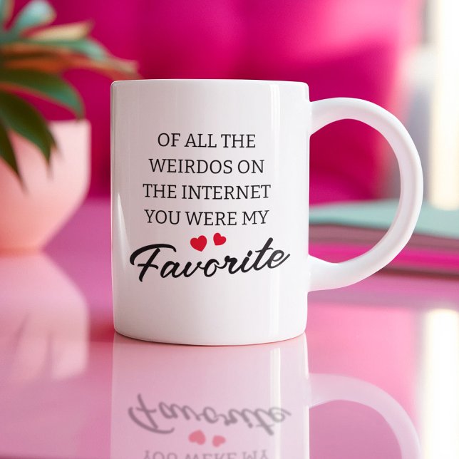 Funny Internet Weirdos Valentines Coffee Mug (Creator Uploaded)