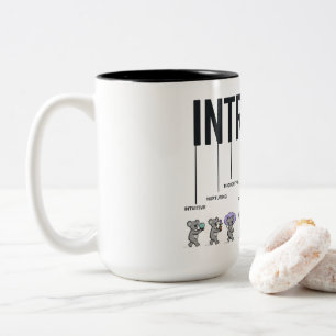Funny Introvert Definition – Quiet Personality Two-Tone Coffee Mug