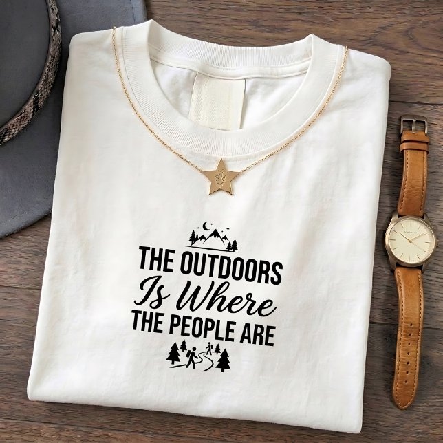 Funny Introvert Outdoor Quote Tee (Creator Uploaded)