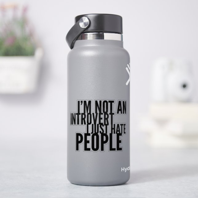Funny Introverts T-Shirt (HydroFlask)