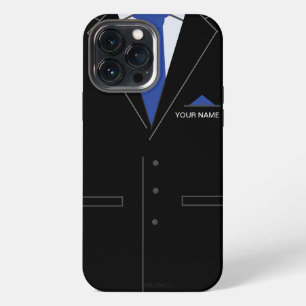 Funny iPhone Case Personalised Name Business Suit