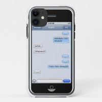Funny iPhone whale text message