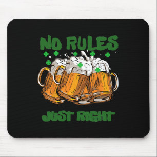 Funny Ireland Irish 4 Leaf St Paddys  Mouse Pad