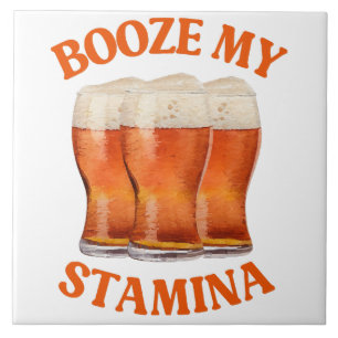 FUNNY IRISH BEER CERAMIC TILE