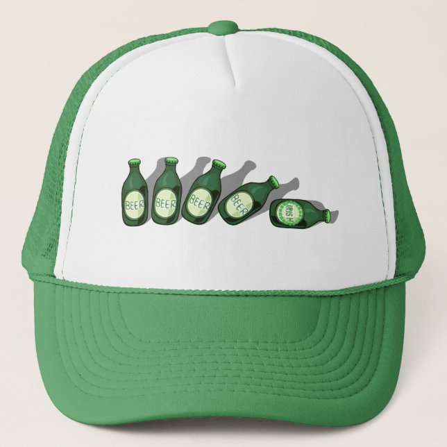 Funny Irish Beer Drinking Gifts Trucker Hat (Front)