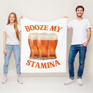 FUNNY IRISH BEER FLEECE BLANKET