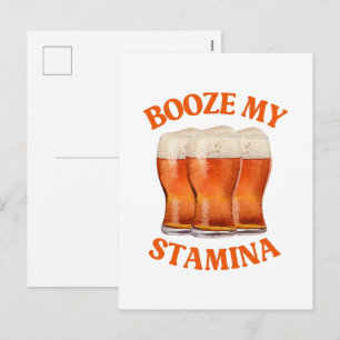 FUNNY IRISH BEER HOLIDAY POSTCARD