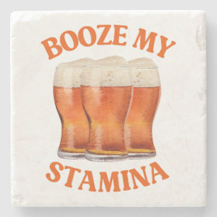FUNNY IRISH BEER STONE COASTER